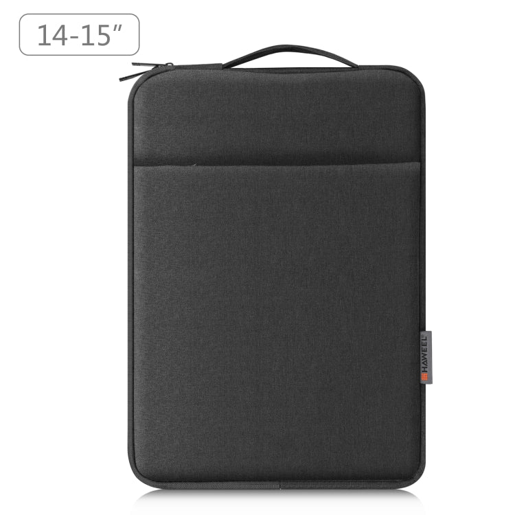 Capa para portátil HAWEEL com fecho e pega para portátil de 14-15 polegadas, para portátil de 14-15 polegadas (com pega)