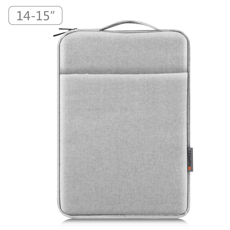 Capa para portátil HAWEEL com fecho e pega para portátil de 14-15 polegadas, para portátil de 14-15 polegadas (com pega)