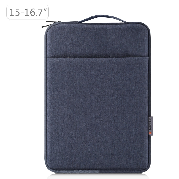 Capa para portátil HAWEEL com fecho e alça para portátil de 15-16,7 polegadas, para portátil de 15-16,7 polegadas (com alça)