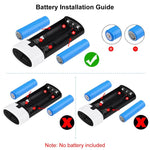 Caixa para Power Bank HAWEEL DIY para 2 Baterias 18650 (Não Incluídas) 5600mAh com Saída USB e Indicador, DIY 2 Baterias (Preto), DIY 2 Baterias (Branco)
