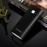 Caixa para Power Bank HAWEEL DIY para 2 Baterias 18650 (Não Incluídas) 5600mAh com Saída USB e Indicador, DIY 2 Baterias (Preto), DIY 2 Baterias (Branco)