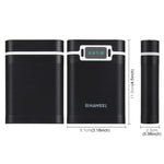 Caixa para Power Bank HAWEEL DIY para 4 Baterias 18650 (Não Incluídas) 10000mAh com 2 Saídas USB e Display para iPhone, Galaxy, Sony, HTC, Google, Huawei, Xiaomi, Lenovo e outros Smartphones, DIY 4 Baterias 18650 10000mAh (US)