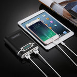 Caixa para Power Bank HAWEEL DIY para 4 Baterias 18650 (Não Incluídas) 10000mAh com 2 Saídas USB e Display para iPhone, Galaxy, Sony, HTC, Google, Huawei, Xiaomi, Lenovo e outros Smartphones, DIY 4 Baterias 18650 10000mAh (US)