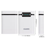 Caixa para Power Bank HAWEEL DIY para 4 Baterias 18650 (Não Incluídas) 10000mAh com 2 Saídas USB e Display para iPhone, Galaxy, Sony, HTC, Google, Huawei, Xiaomi, Lenovo e outros Smartphones, DIY 4 Baterias 18650 10000mAh (US)