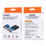 Caixa para Power Bank HAWEEL DIY para 4 Baterias 18650 (Não Incluídas) 10000mAh com 2 Saídas USB e Display para iPhone, Galaxy, Sony, HTC, Google, Huawei, Xiaomi, Lenovo e outros Smartphones, DIY 4 Baterias 18650 10000mAh (US)
