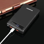 Caixa Power Bank HAWEEL DIY para 6 x Baterias 18650 24W Carregamento Rápido com Ecrã, Sem Baterias Incluídas, 6 x Baterias 18650