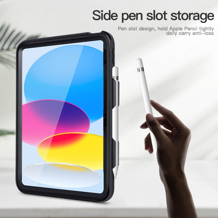 Capa para tablet 360 de corpo inteiro anti-choque para iPad 10ª geração 10.9 2022 com pega, suporte e slot para caneta