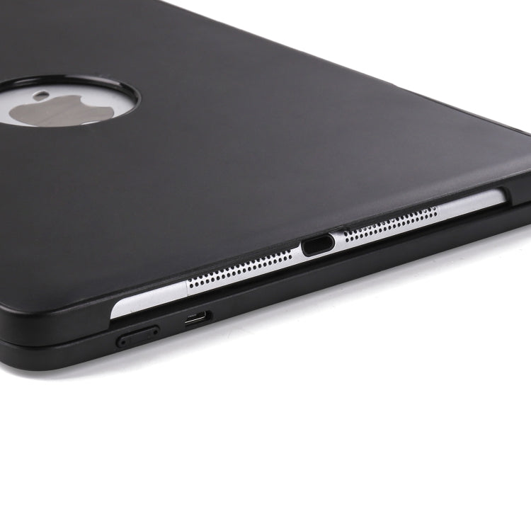 Capa de Tablet com Teclado Bluetooth Sem Fios com Retroiluminação Colorida e Placa Traseira em Alumínio Desmontável F611 para iPad Air 2 / 9.7 (2018) / 9.7 polegadas (2017) / Air / Pro 9.7 polegadas