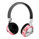 Auricular Bluetooth BTH-868 com Qualidade de Som Estéreo V4.2, Alcance Bluetooth: 10m, Suporta Entrada de Áudio 3.5mm e FM
