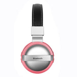 Auricular Bluetooth BTH-868 com Qualidade de Som Estéreo V4.2, Alcance Bluetooth: 10m, Suporta Entrada de Áudio 3.5mm e FM