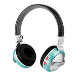 Auricular Bluetooth BTH-868 com Qualidade de Som Estéreo V4.2, Alcance Bluetooth: 10m, Suporta Entrada de Áudio 3.5mm e FM