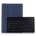 Teclado Bluetooth Desmontável + Capa de Tablet em Pele com Flip Horizontal e Suporte para iPad Pro 9.7 polegadas, iPad Air, iPad Air 2, iPad 9.7 polegadas (2017), iPad 9.7 polegadas (2018), A07 Preto, A07 Dourado, A07 Azul, A07 Rosa Dourado