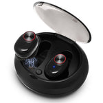Auriculares Desportivos Bluetooth V5.0 com Cancelamento de Ruído DSP BTH-V5, Com Estojo de Carregamento, Compatível com iPhone e Android
