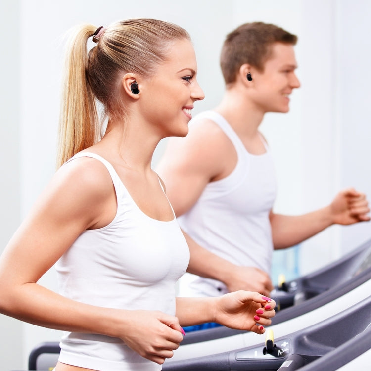 Auriculares Desportivos Bluetooth V5.0 com Cancelamento de Ruído DSP BTH-V5, Com Estojo de Carregamento, Compatível com iPhone e Android