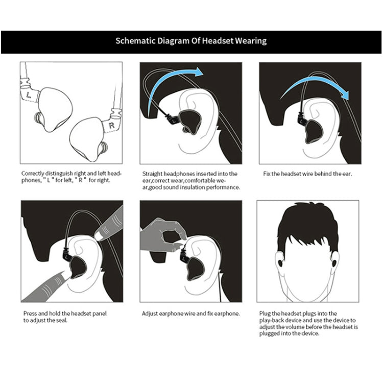 KZ ZSN Auricular Intra-auricular com Controlo Com Fios, Ferro Móvel de Círculo, Quad-core, Mega Graves HiFi com Microfone