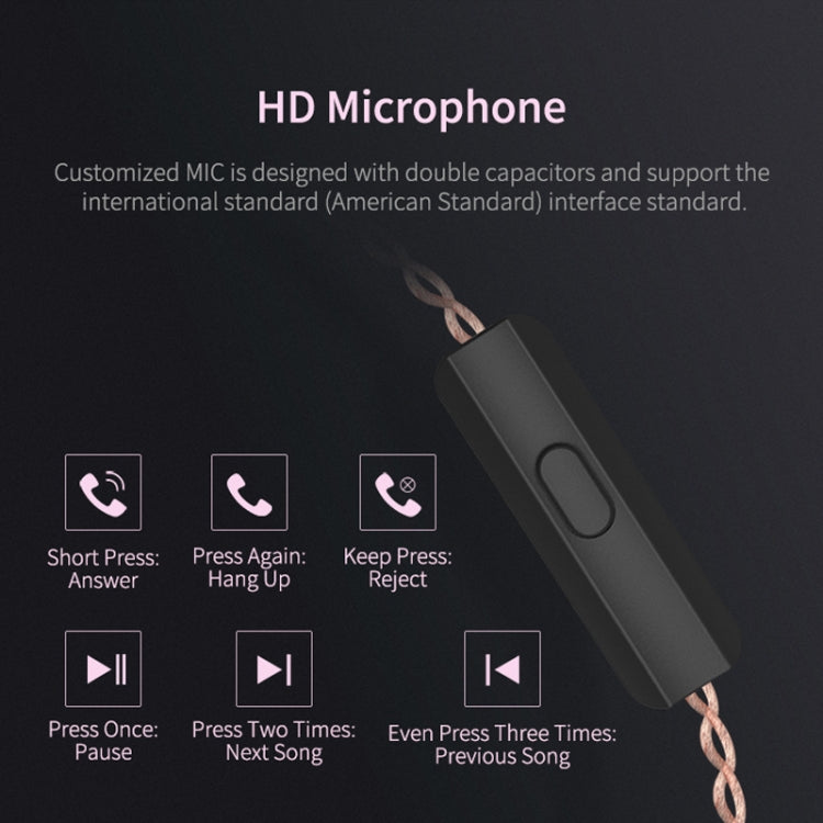 KZ ZSN Auricular Intra-auricular com Controlo Com Fios, Ferro Móvel de Círculo, Quad-core, Mega Graves HiFi Sem Microfone