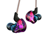 KZ ZST Auricular Intra-auricular Mega Graves MP3 Unidade Dupla Sem Microfone