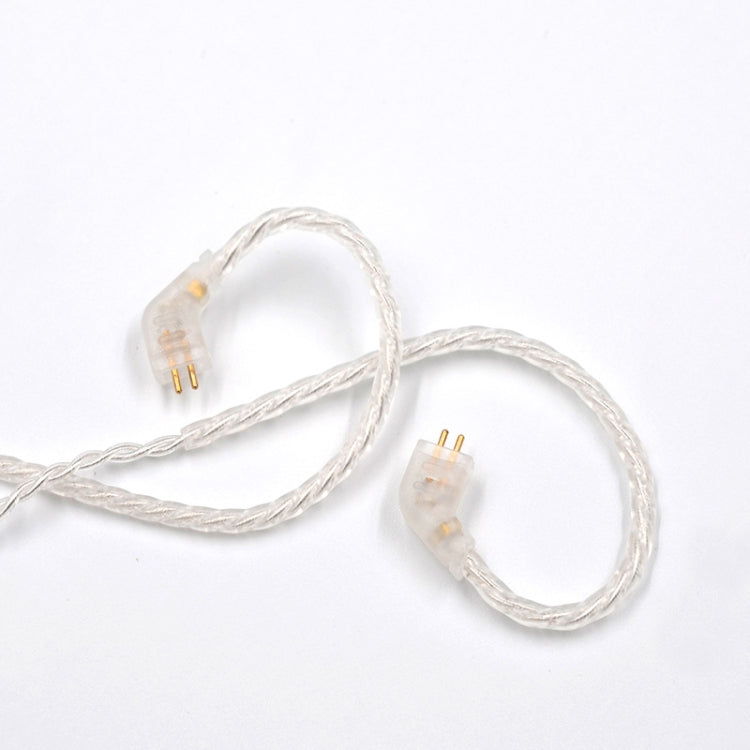 KZ B Cabo de Upgrade em Cobre Livre de Oxigénio Prateado para Auriculares KZ ZST / ES4 / ZS10 / AS10 / BA10