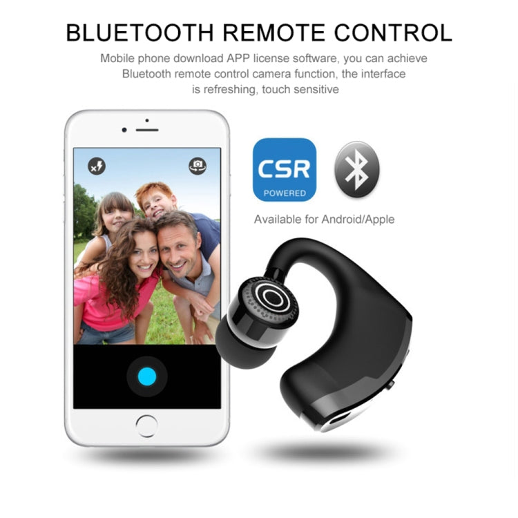 Auricular Bluetooth sem fios mãos-livres V9 Business CSR 4.1 com microfone para condutor desportivo