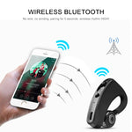 Auricular Bluetooth sem fios mãos-livres V9 Business CSR 4.1 com microfone para condutor desportivo