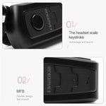 Fineblue F910 Auricular Bluetooth anti-roubo com cabo retrátil, lembrete de vibração e CSR4.1