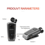 Fineblue F910 Auricular Bluetooth anti-roubo com cabo retrátil, lembrete de vibração e CSR4.1