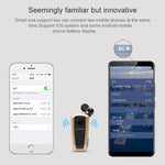 Fineblue F910 Auricular Bluetooth anti-roubo com cabo retrátil, lembrete de vibração e CSR4.1