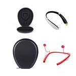 Caixa de Proteção Universal Portátil para Auriculares Desportivos Bluetooth Sem Fios com Textura de Tapete de Relva EVA Amortecedora para JBL / LG / Sony / Samsung, Tamanho: 195 x 155 x 35mm, Pendurar no Pescoço