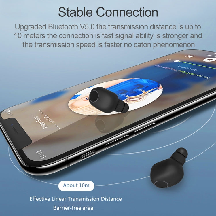 Auricular Bluetooth desportivo sem fios Q1 TWS Bluetooth 5.0 estéreo binaural