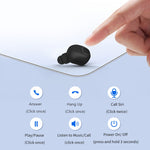 Auricular Bluetooth desportivo sem fios Q1 TWS Bluetooth 5.0 estéreo binaural