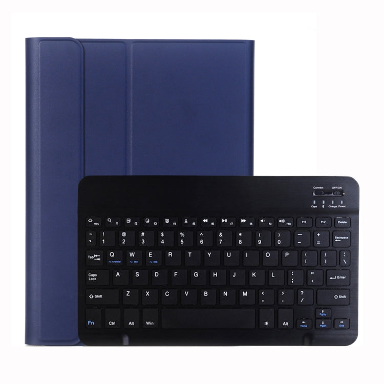 Capa de Tablet em Pele com Teclado Bluetooth Ultra-fino Desmontável A102 para iPad 10.2 polegadas com Função de Suporte, Dourado, Rosa Dourado, Preto, Azul Escuro