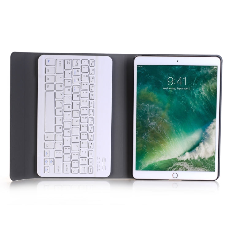 Capa de Tablet em Pele com Teclado Bluetooth Ultra-fino Desmontável A102 para iPad 10.2 polegadas com Função de Suporte, Dourado, Rosa Dourado, Preto, Azul Escuro