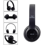 Auricular Bluetooth Sem Fios Dobrável P47 com Entrada de Áudio 3,5mm, Suporte para MP3 / Chamadas, P47 Preto, P47 Azul, P47 Vermelho, P47 Branco, P47 Verde