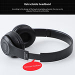 Auricular Bluetooth Sem Fios Dobrável P47 com Entrada de Áudio 3,5mm, Suporte para MP3 / Chamadas, P47 Preto, P47 Azul, P47 Vermelho, P47 Branco, P47 Verde