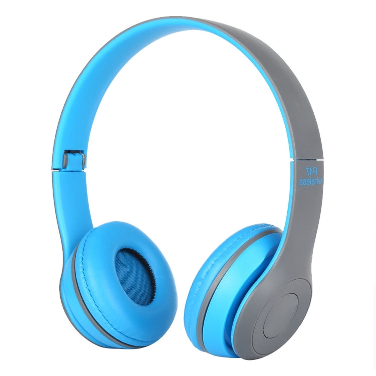 Auricular Bluetooth Sem Fios Dobrável P47 com Entrada de Áudio 3,5mm, Suporte para MP3 / Chamadas, P47 Preto, P47 Azul, P47 Vermelho, P47 Branco, P47 Verde
