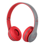 Auricular Bluetooth Sem Fios Dobrável P47 com Entrada de Áudio 3,5mm, Suporte para MP3 / Chamadas, P47 Preto, P47 Azul, P47 Vermelho, P47 Branco, P47 Verde