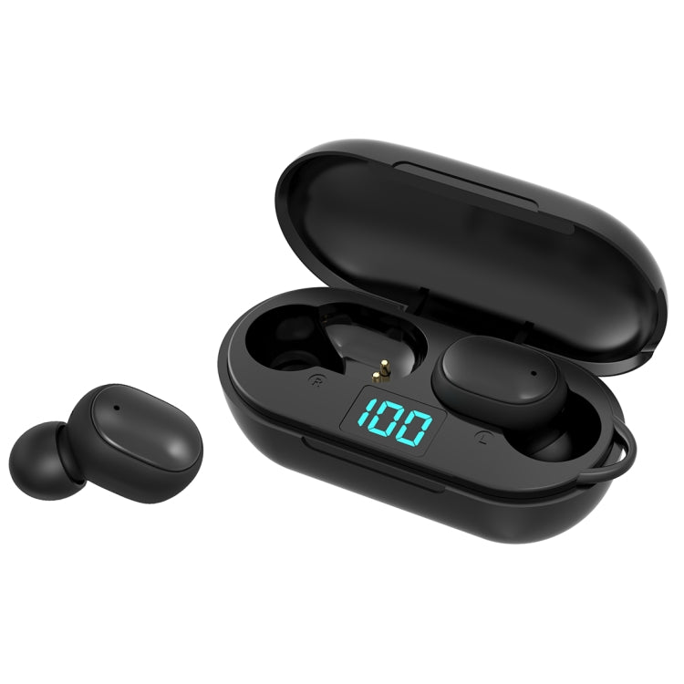 Auricular Bluetooth Sem Fios H6 TWS Bluetooth 5.0 com Ecrã Digital e Caixa de Carregamento, Suporte para Siri e Chamadas HD