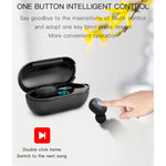 Auricular Bluetooth Sem Fios H6 TWS Bluetooth 5.0 com Ecrã Digital e Caixa de Carregamento, Suporte para Siri e Chamadas HD