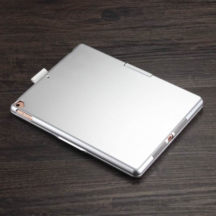 Capa de Tablet em Pele com Teclado Bluetooth Rotativo Retroiluminado Colorido F102AS para iPad 10.2 polegadas com Função de Suporte para Caneta