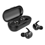 Auricular Bluetooth Sem Fios TWS-4 Bluetooth 5.0 IPX5 à Prova de Água com Toque e Caixa de Carregamento, Suporte para Chamadas HD e Avisos de Voz, TWS-4
