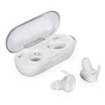 Auricular Bluetooth Sem Fios TWS-4 Bluetooth 5.0 IPX5 à Prova de Água com Toque e Caixa de Carregamento, Suporte para Chamadas HD e Avisos de Voz, TWS-4