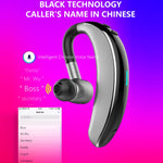 Auricular Bluetooth desportivo estéreo sem fios estilo empresarial V7 Bluetooth 5.0, suporte para informar nome do chamador