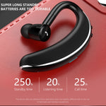 Auricular Bluetooth desportivo estéreo sem fios estilo empresarial V7 Bluetooth 5.0, suporte para informar nome do chamador