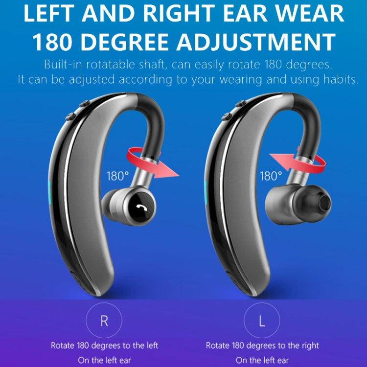 Auricular Bluetooth desportivo estéreo sem fios estilo empresarial V7 Bluetooth 5.0, suporte para informar nome do chamador