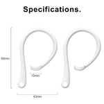 Gancho de silicone anti-perda para auriculares AirPods 1 / 2 / Pro