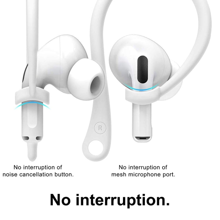 Gancho de silicone anti-perda para auriculares AirPods 1 / 2 / Pro