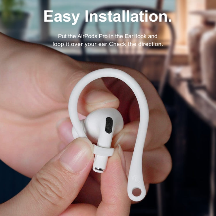 Gancho de silicone anti-perda para auriculares AirPods 1 / 2 / Pro