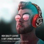 Auricular Bluetooth sem fios B1 com padrão graffiti V5.0