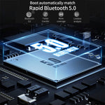 Auricular Bluetooth sem fios B1 com padrão graffiti V5.0