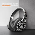 Auricular Bluetooth sem fios B1 com padrão graffiti V5.0